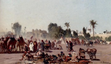 Los comerciantes árabes Alberto Pasini Pinturas al óleo